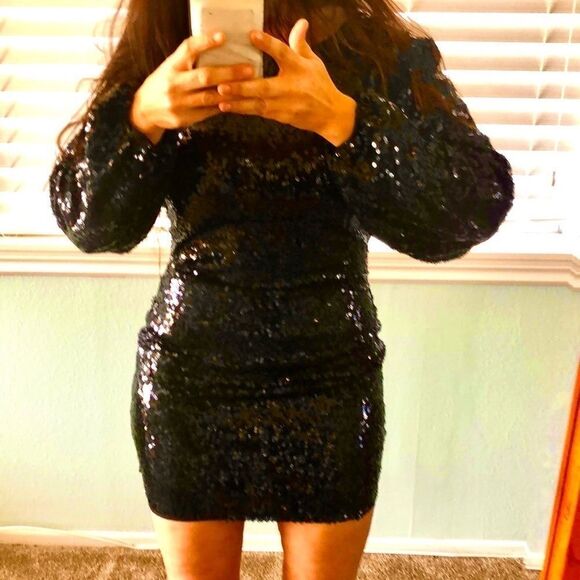 Black sequin mini - Picture 3 of 7